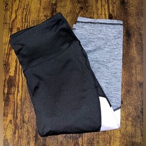 chic color-block leggings